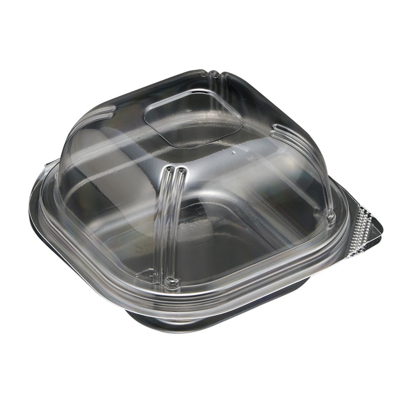 スミ 食品容器 ユニコン LS-角110 ドーム 透明 5K11150 100個/袋(ご注文単位12袋)【直送品】