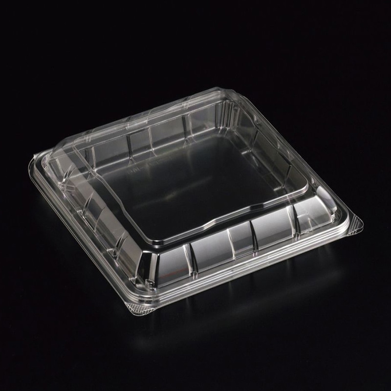 スミ フードパック ユニコン L-角4 透明 100個/袋（ご注文単位8袋）【直送品】