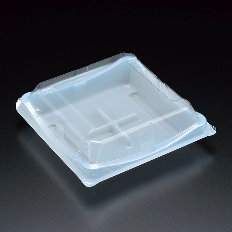 >スミ フードパック ユニコン MS-40 波紋 青 100個/袋（ご注文単位10袋）【直送品】