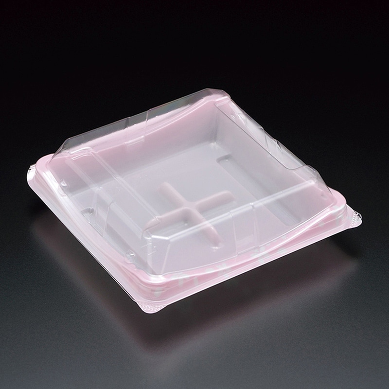 >スミ フードパック ユニコン MS-40 さくら 桃 100個/袋(ご注文単位10袋)【直送品】