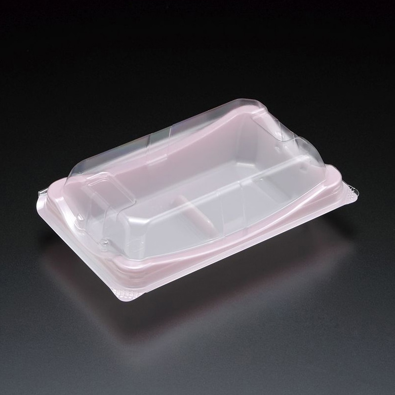 スミ フードパック ユニコン MS-20（大） GRピンク 100個/袋（ご注文単位12袋）【直送品】