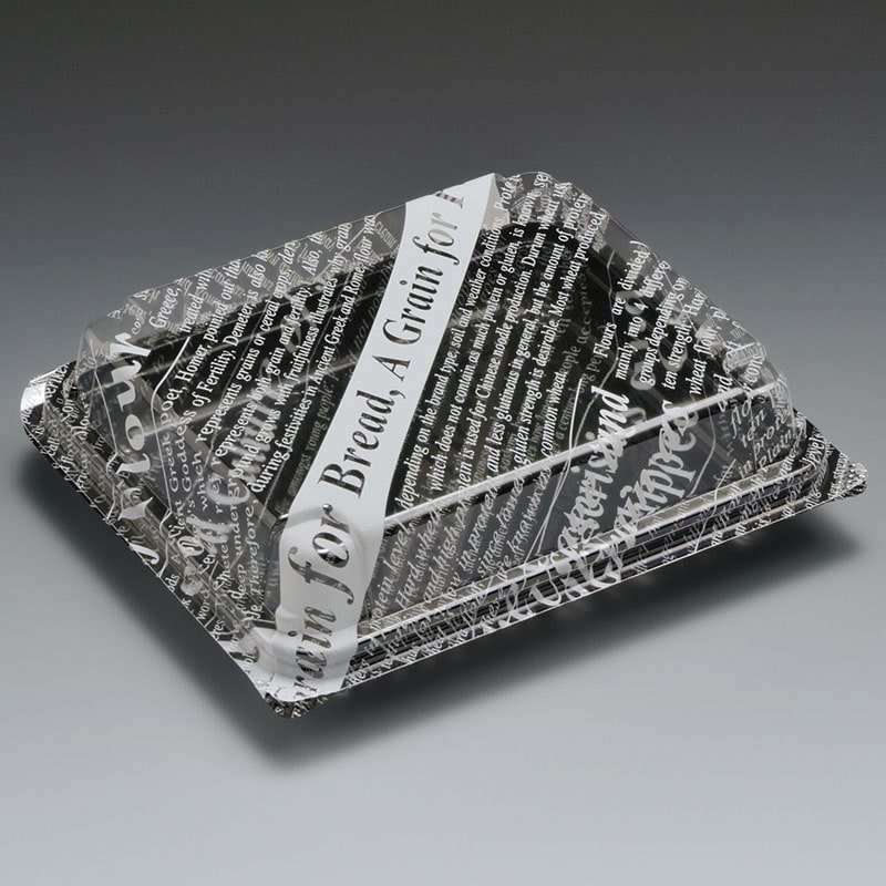 スミ 食品容器　ユニコン LS-82　黒英字 5S82130 100枚/袋（ご注文単位8袋）【直送品】