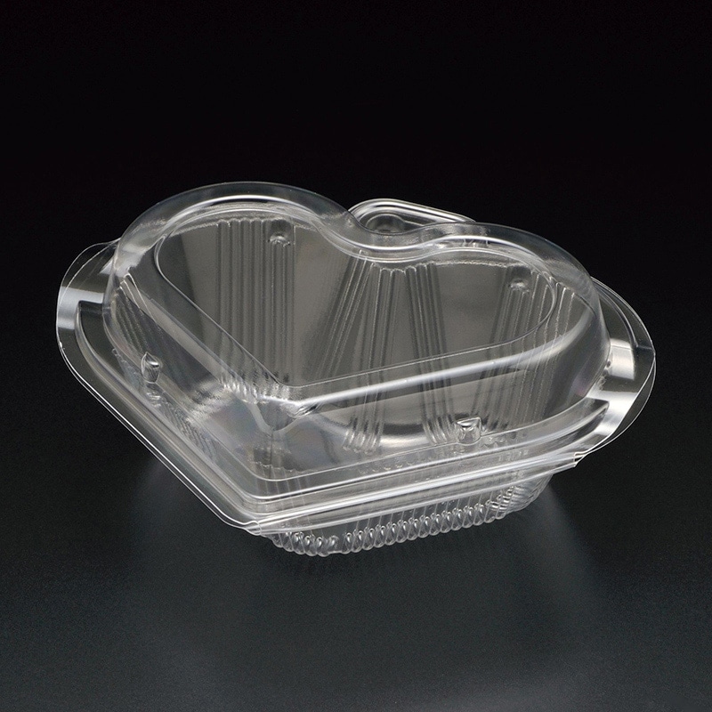 スミ フードパック ユニコン ハート2B 透明 50個/袋（ご注文単位24袋）【直送品】