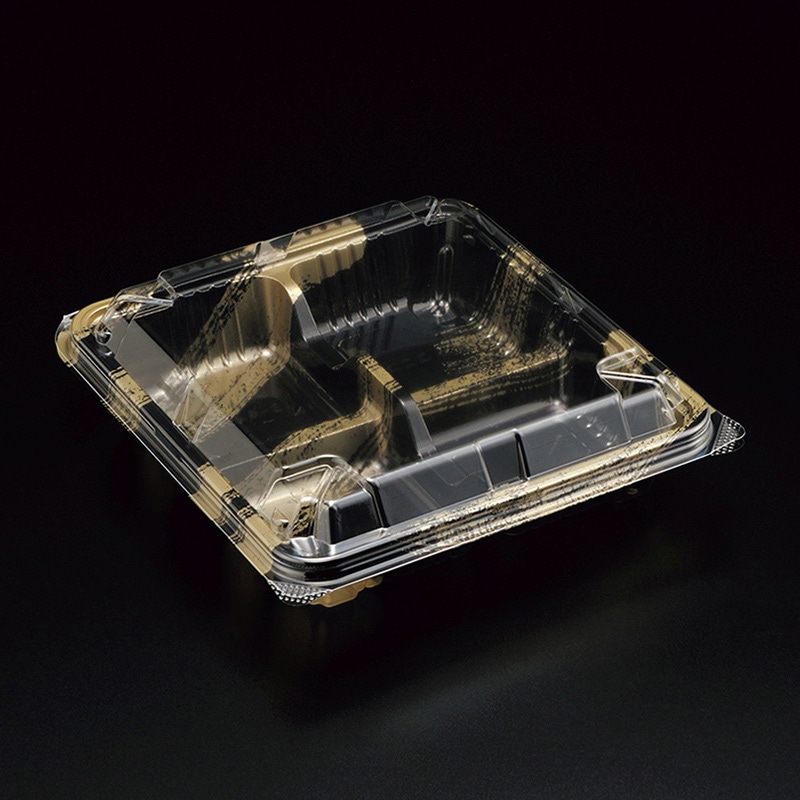 スミ フードパック ユニコン LS-角45-4S 黒金筆 100個/袋（ご注文単位6袋）【直送品】