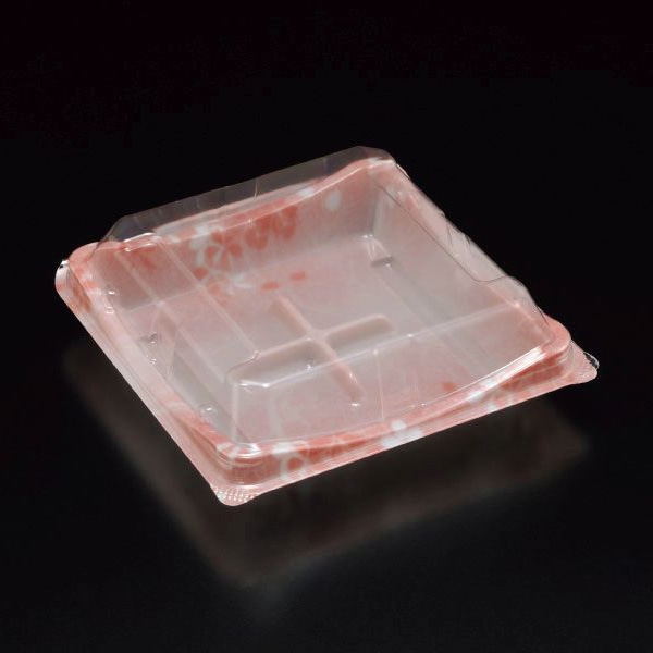 スミ フードパック ユニコン MS-40 織桜 100個/袋（ご注文単位10袋）【直送品】