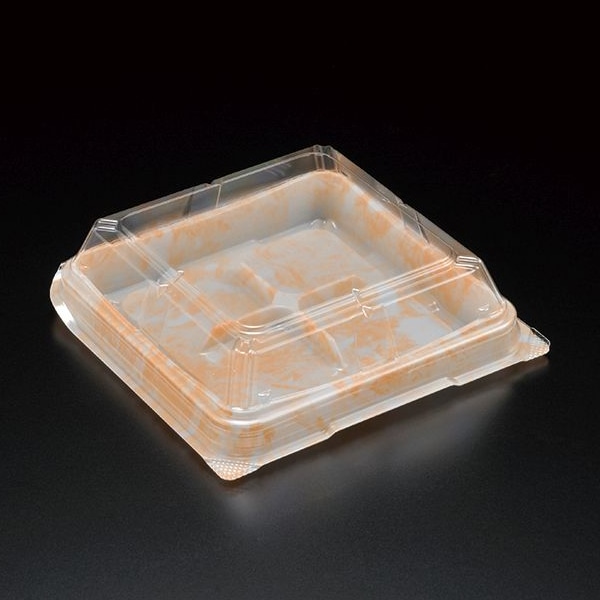 スミ フードパック ユニコン JW-4 石紋 杏 50個/袋（ご注文単位16袋）【直送品】