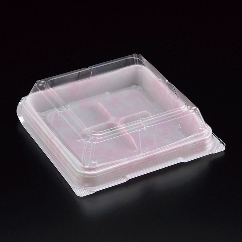 スミ フードパック ユニコン JW-4 石紋 桃 50個/袋（ご注文単位16袋）【直送品】