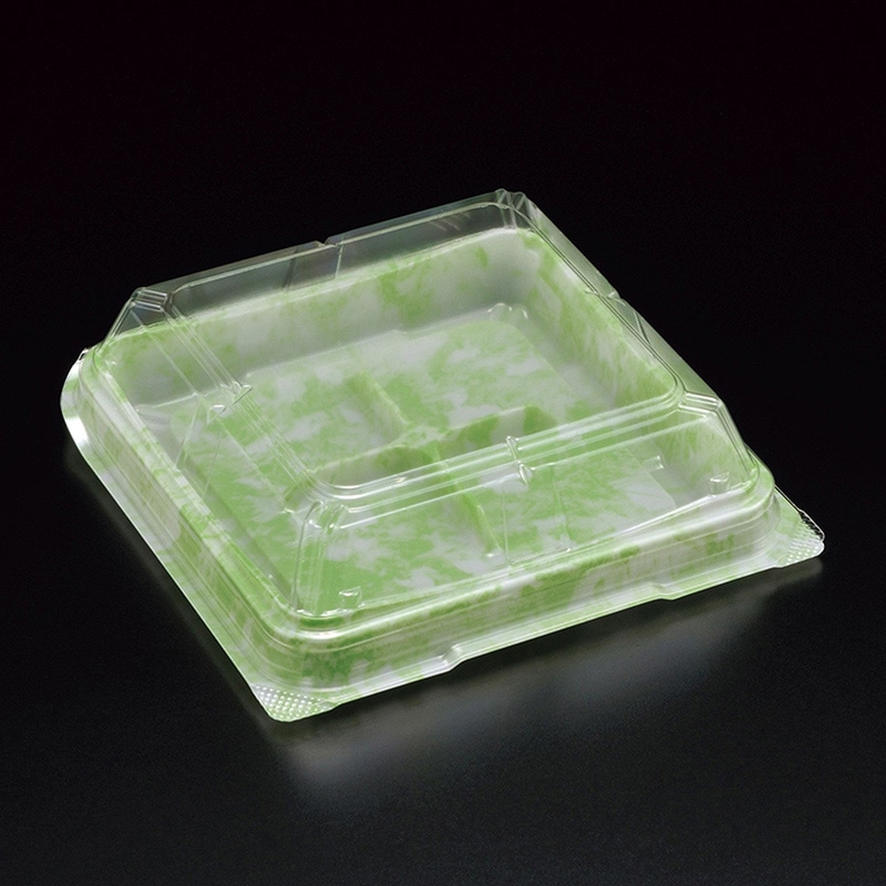 スミ フードパック ユニコン JW-4 石紋 新緑 50個/袋（ご注文単位16袋）【直送品】