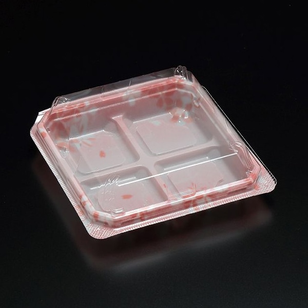 スミ フードパック ユニコン JU-4 織桜 50個/袋（ご注文単位16袋）【直送品】