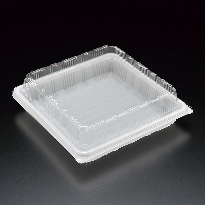 スミ フードパック ユニコン LS-角7(盛) W 50個/袋(ご注文単位6袋)【直送品】