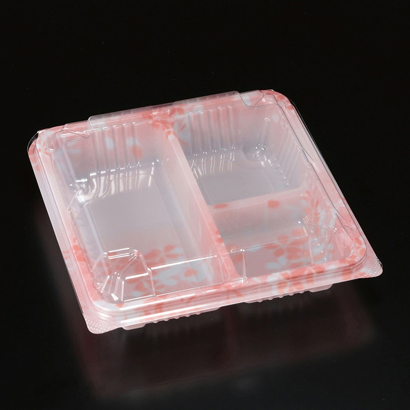 スミ フードパック ユニコン LS-角45-3S 織桜 100個/袋（ご注文単位6袋）【直送品】