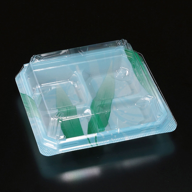 スミ フードパック ユニコン JU-4 流水濃笹 50個/袋（ご注文単位16袋）【直送品】