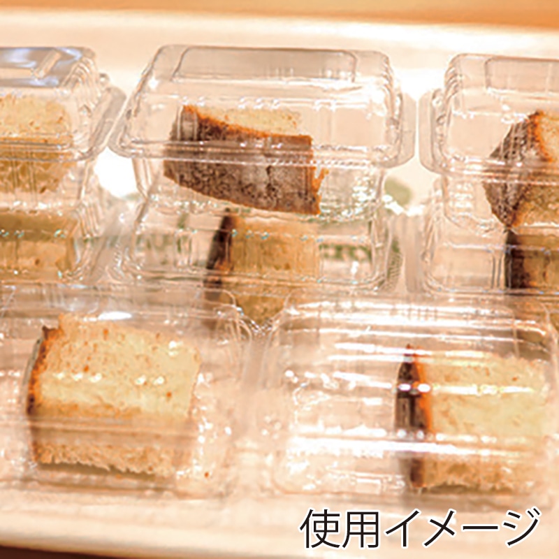 スミ 食品容器 フードパック(嵌合タイプ) ユニコン PUSH 100枚/袋