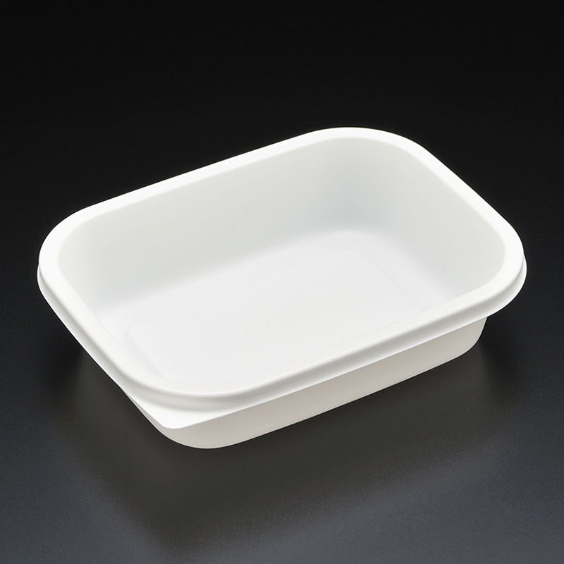 スミ 食品トレー スーパーレンジ K150 W 100個/袋（ご注文単位8袋）【直送品】