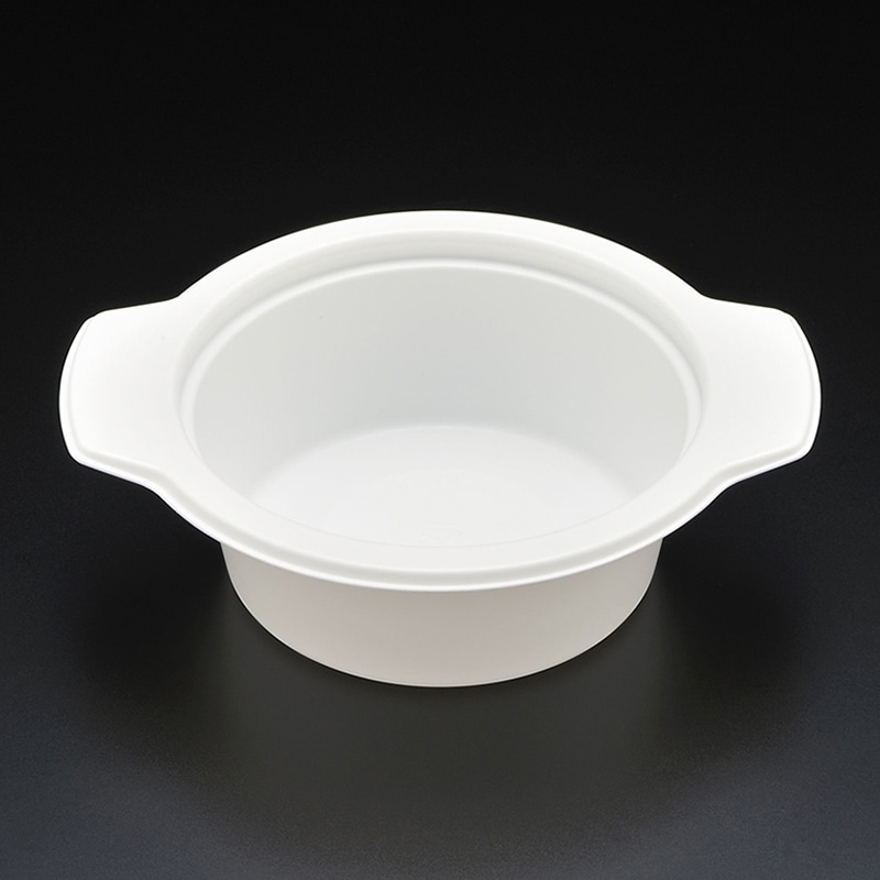 スミ 食品容器 スーパーレンジ 本体 M130-300 W 50個/袋(ご注文単位16袋)【直送品】