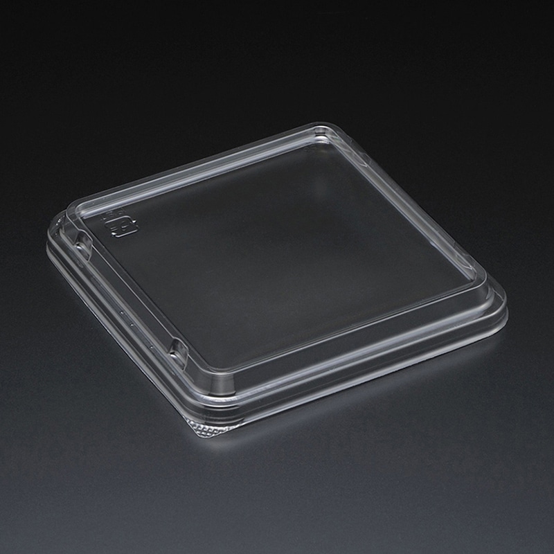 スミ 食品容器 スーパーレンジ 蓋 AP＿FK角111 透明 100個/袋（ご注文単位12袋）【直送品】