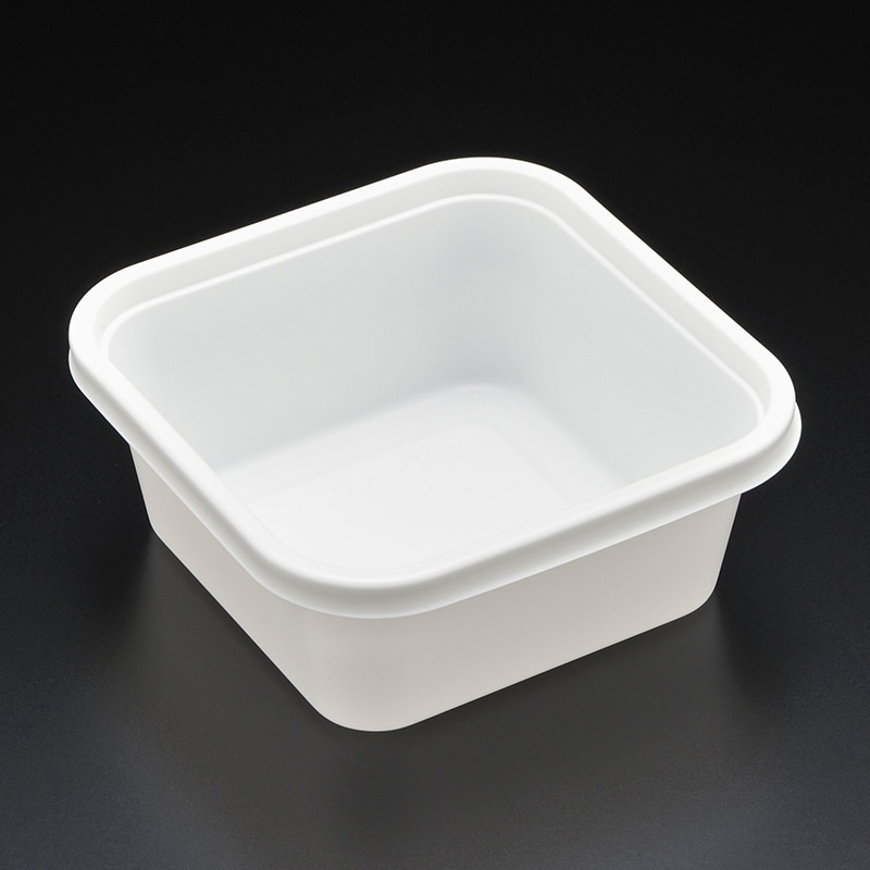 スミ 食品容器 スーパーレンジ 本体 K角115 W 100個/袋(ご注文単位8袋)【直送品】