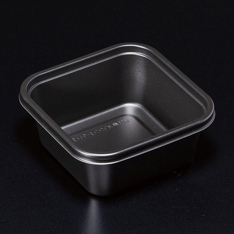 >スミ 食品容器 スーパーレンジ 本体 K角115 B 100個/袋(ご注文単位8袋)【直送品】