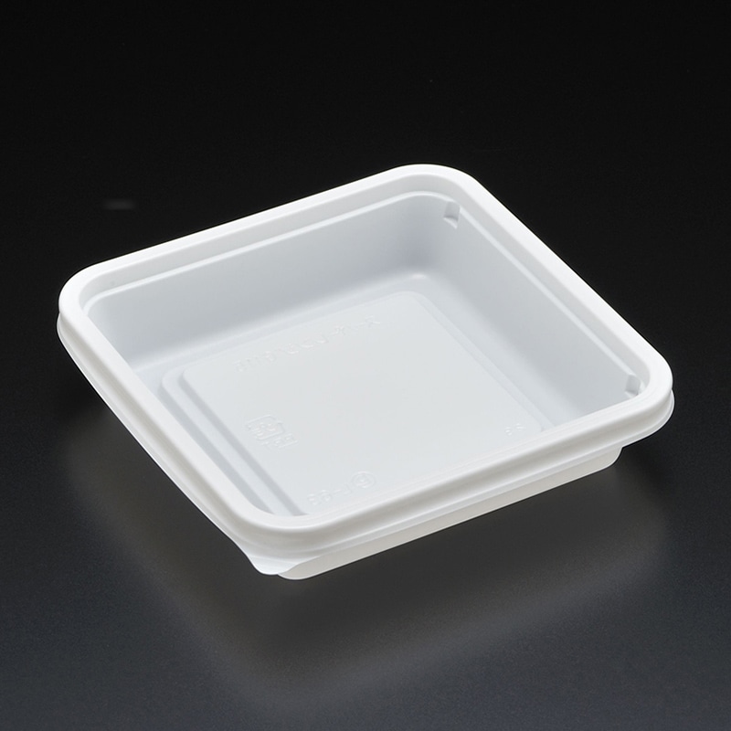 スミ 食品容器 スーパーレンジ 本体 G115 W 100個/袋(ご注文単位16袋)【直送品】