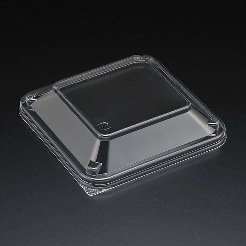 スミ 食品容器 スーパーレンジ 蓋 FVG115 透明 100個/袋（ご注文単位16袋）【直送品】