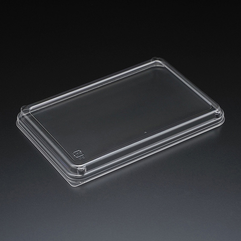 スミ 食品容器 スーパーレンジ 蓋 FK角113 透明 100個/袋（ご注文単位9袋）【直送品】