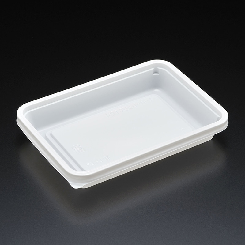 スミ 食品容器 スーパーレンジ 本体 G104 W 100個/袋(ご注文単位12袋)【直送品】