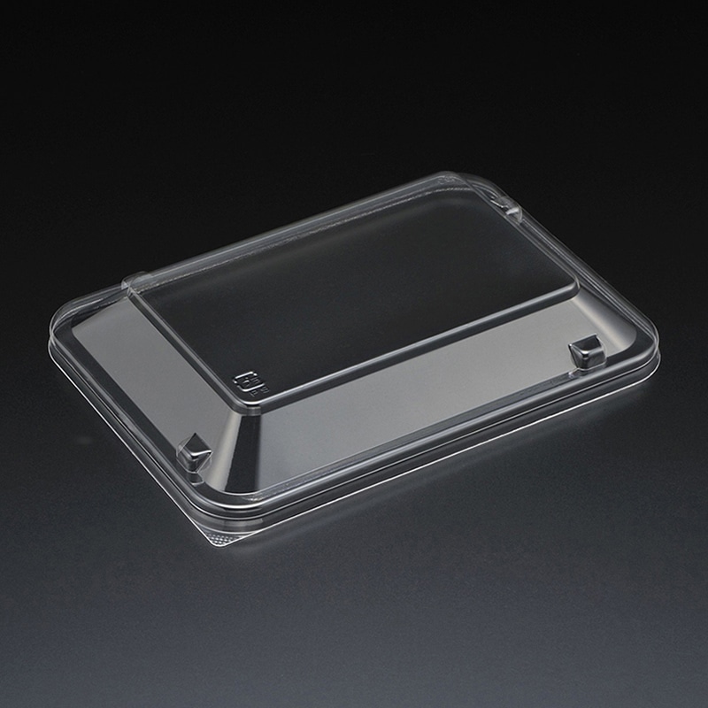 スミ 食品容器 スーパーレンジ 蓋 FVG104 透明 100個/袋（ご注文単位12袋）【直送品】