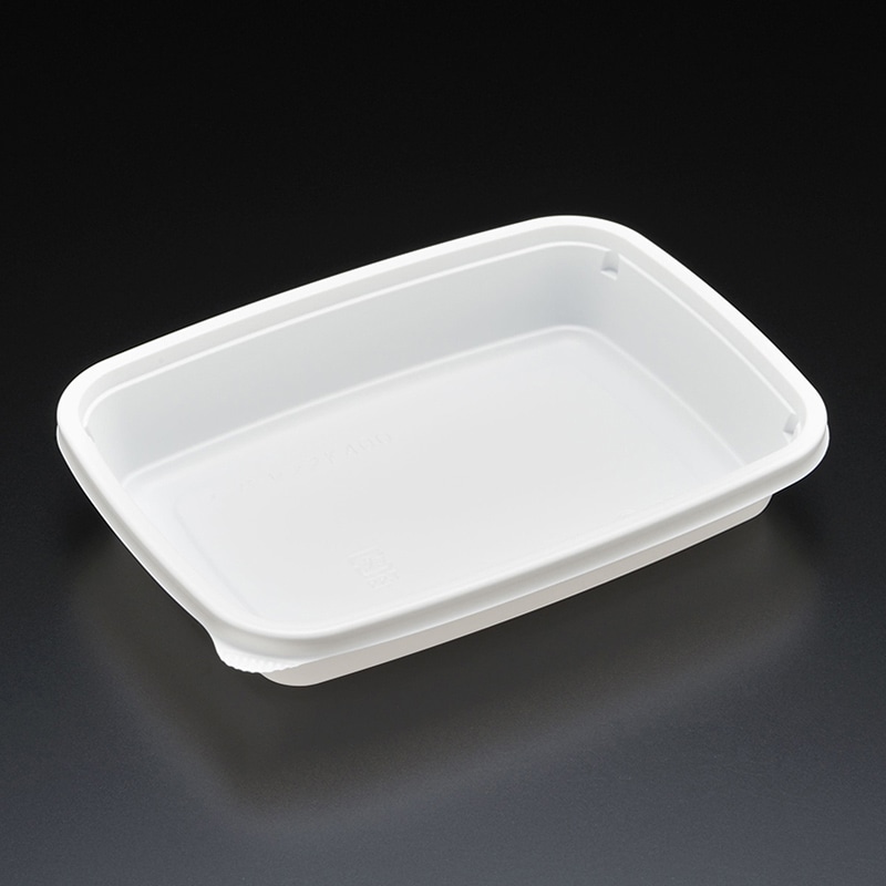 スミ 食品容器 スーパーレンジ 本体 K400 W 100個/袋（ご注文単位10袋）【直送品】