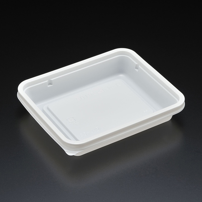 スミ 食品容器 スーパーレンジ 本体 G102 W 100個/袋（ご注文単位15袋）【直送品】