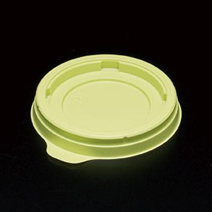 スミ 菓子容器 スーパーレンジ 本体 丸85-3 ライム 50個/袋（ご注文単位18袋）【直送品】