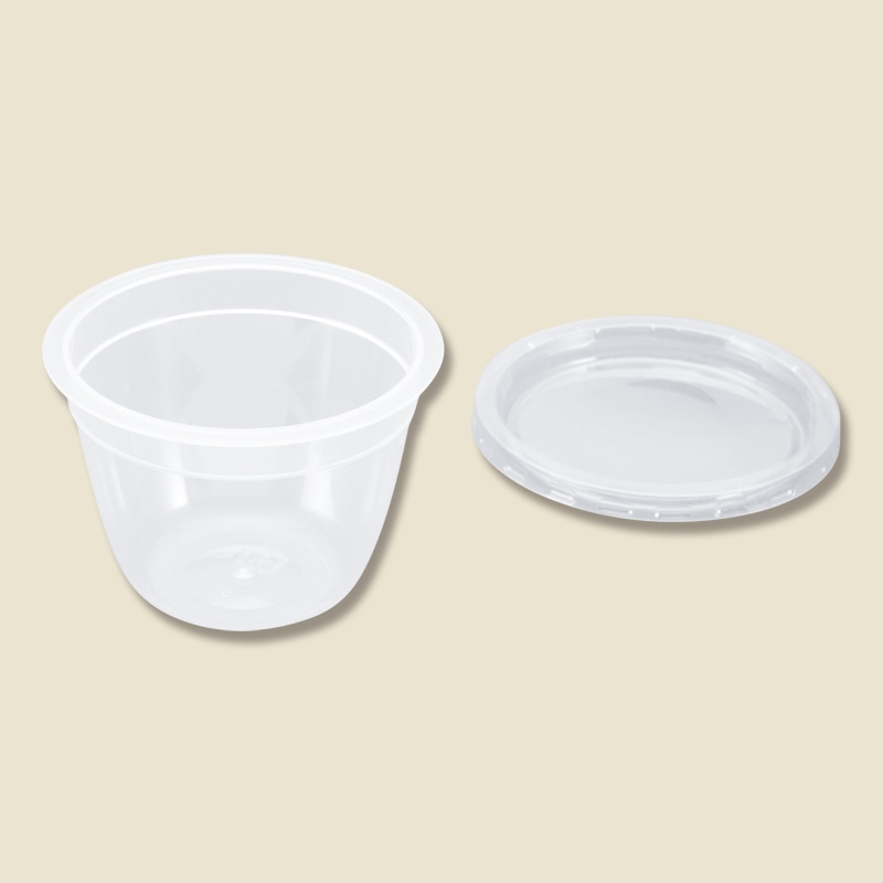 FREEDOM 製菓資材 プリンカップ 115 F0157 蓋付 10個/袋