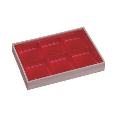 エフピコ 折箱弁当容器 本体 WIC-423-6 香木 20枚/袋(ご注文単位20袋)【直送品】