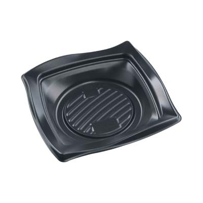 エフピコ 惣菜容器　HSウェーブ　本体 150 黒 50枚/袋（ご注文単位12袋）【直送品】