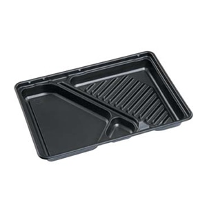 エフピコ 弁当容器 HSIC-170-2 本体 黒 50枚/袋（ご注文単位6袋）【直送品】