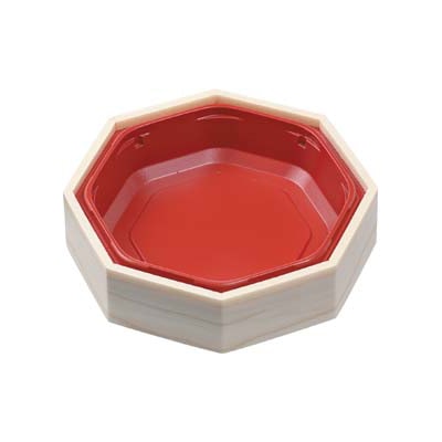 エフピコ 折箱弁当容器 本体 WIC-八角13 香木 20枚/袋(ご注文単位25袋)【直送品】