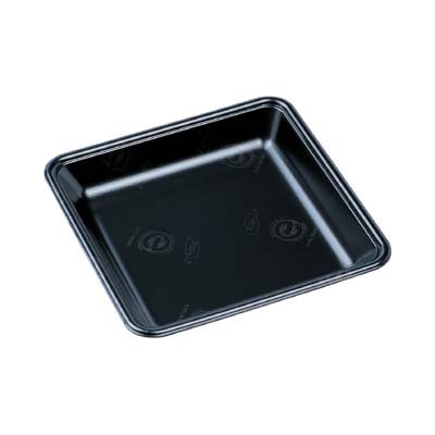 エフピコ 汎用発泡トレー FLB-A20-30W エコ 黒 100枚/束(ご注文単位12束)【直送品】