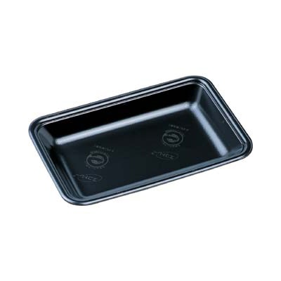 エフピコ 汎用発泡トレー FLB-A13-25W エコ 黒 100枚/束(ご注文単位18束)【直送品】