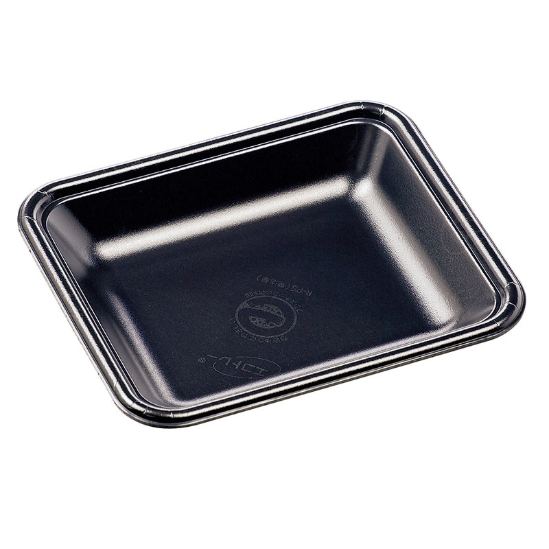 エフピコ 発泡トレー容器 FLB-V13-25W エコ黒 100枚/袋（ご注文単位28袋）【直送品】