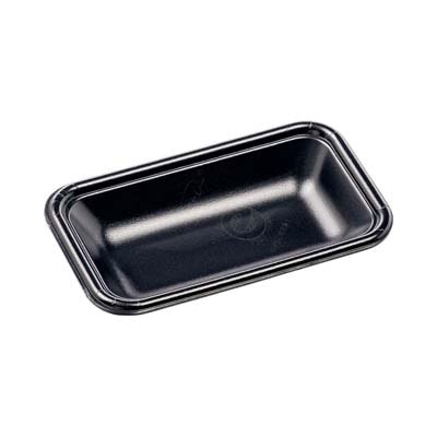 エフピコ 汎用発泡トレー FLB-V9-25W エコ 黒 100枚/束(ご注文単位40)【直送品】