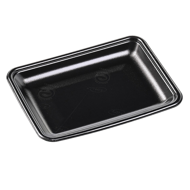 エフピコ 発泡トレー容器 FLB-A15-20（V） エコ黒 100枚/袋（ご注文単位18袋）【直送品】