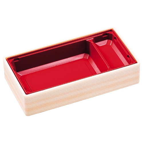 エフピコ 折箱弁当容器 本体 WU-302-44 白河 15枚/袋(ご注文単位18袋)【直送品】