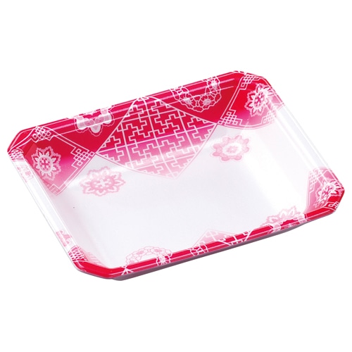 エフピコ 汎用トレー DFV-15-12（30） 京華レッド 100枚/袋（ご注文単位28袋）【直送品】