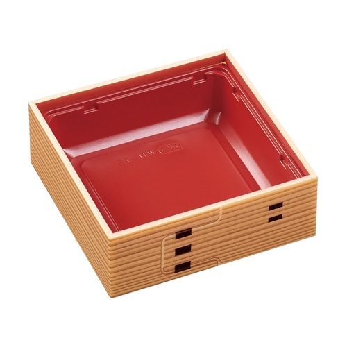 エフピコ 折箱弁当容器　本体 WU-13（R） わっぱ 30枚/袋（ご注文単位18袋）【直送品】