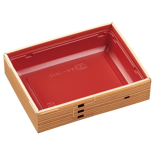 エフピコ 折箱弁当容器 本体 WUかん合-301S(R) わっぱ 300個/箱(ご注文単位1箱)【直送品】