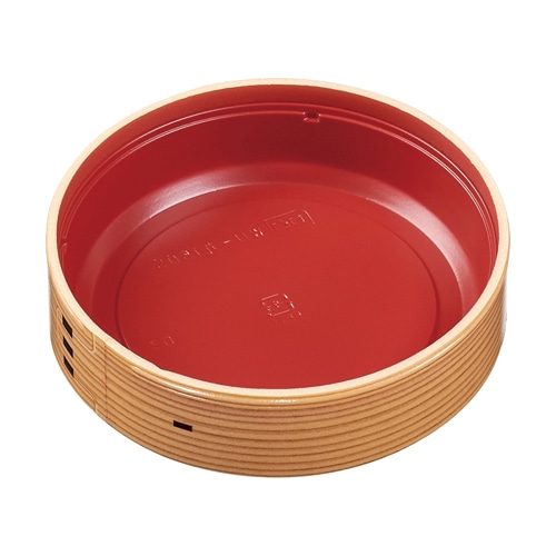 エフピコ 折箱弁当容器 本体 WUかん合-丸150S(R) わっぱ 10枚/袋(ご注文単位20袋)【直送品】