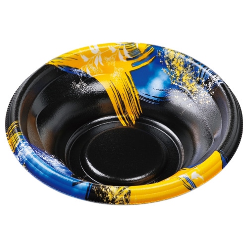 エフピコ 丼容器　MFP-丸丼　本体 16（V1） あすか青 50枚/袋（ご注文単位24袋）【直送品】