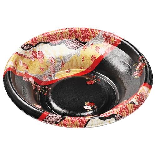 エフピコ 丼容器　MFP-丸丼　本体 18（V1） 花錦 50枚/袋（ご注文単位18袋）【直送品】