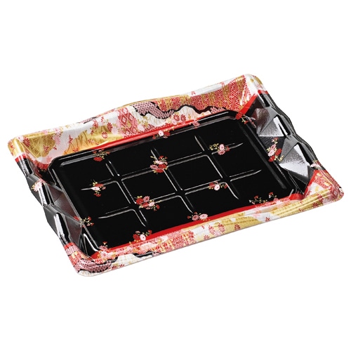 エフピコ 寿司容器　氷河　本体 3-7 花錦 10枚/袋（ご注文単位40）【直送品】