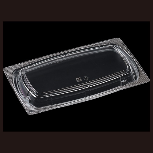 エフピコ 惣菜容器　角デリ　嵌合蓋 T-MFP角デリ25-15　OPS  50枚/袋（ご注文単位8袋）【直送品】