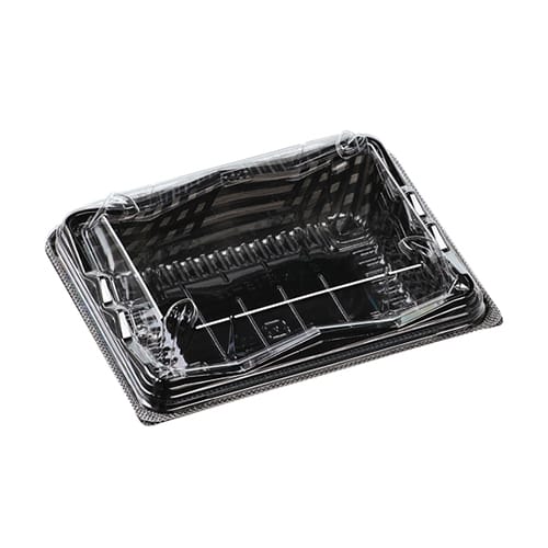 エフピコ 嵌合フードパック SA氷河 15-12 グレイス黒 50枚/袋（ご注文単位24袋）【直送品】